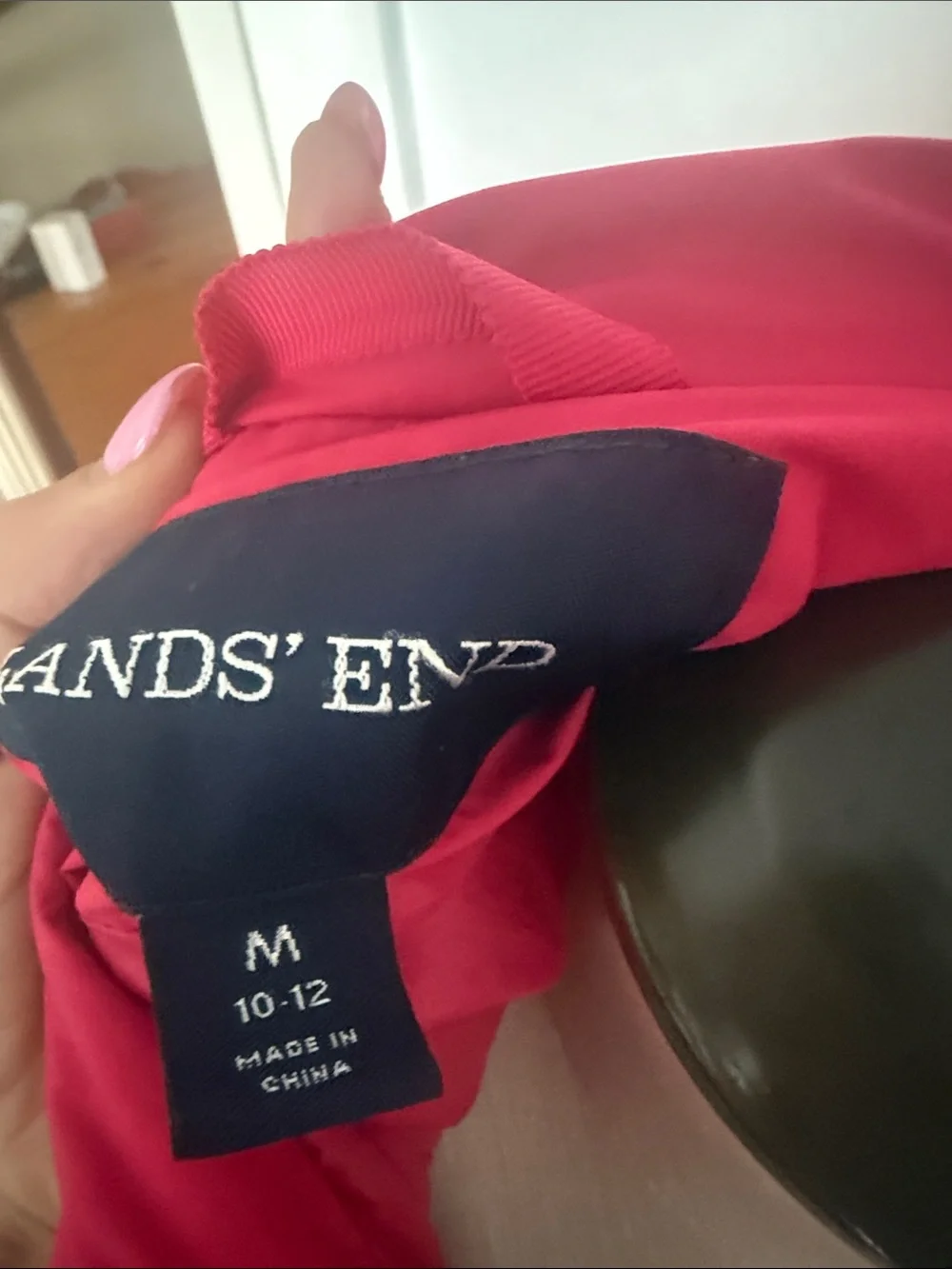 Lands End Women’s Quilted Snap-Front Jacket - Pink